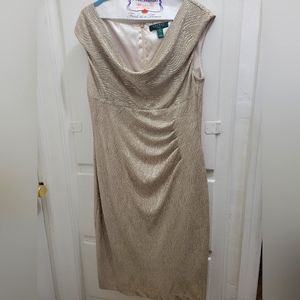 Gold sparkle dress